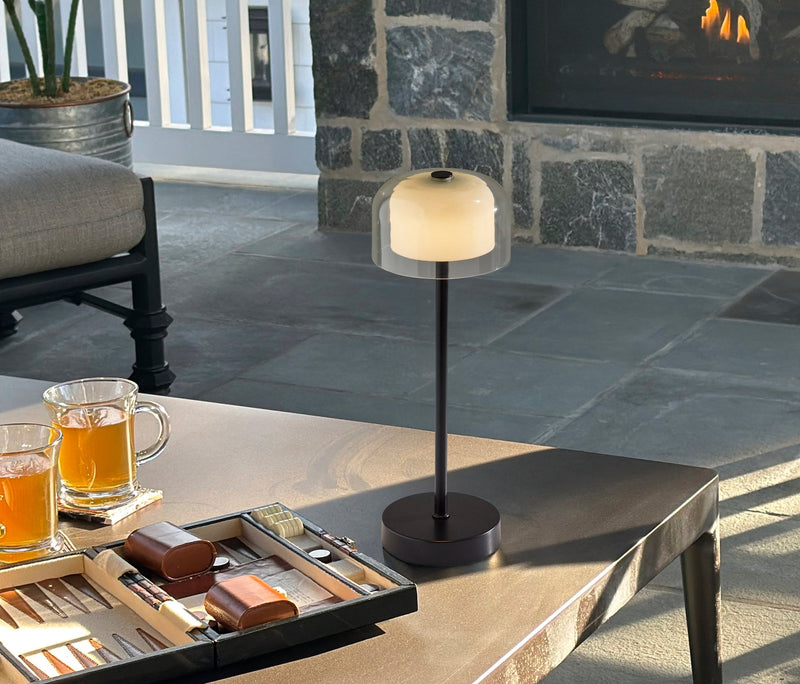 Benji LED Cordless Table Lamp in Black