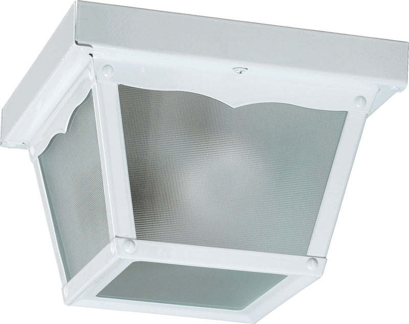 7" Cage Ceiling Mount in White