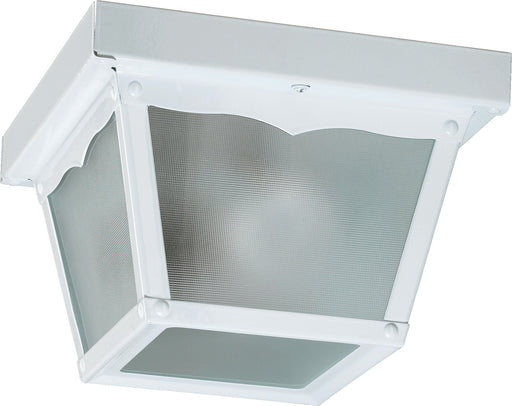 7" Cage Ceiling Mount in White