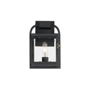 Bonham Small Outdoor Wall Sconce in Black