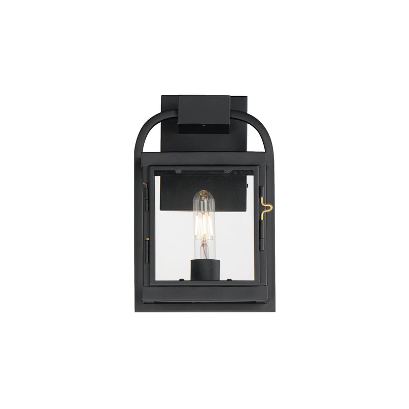 Bonham Small Outdoor Wall Sconce in Black
