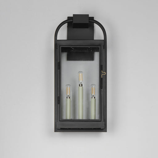 Bonham Large Outdoor Wall Sconce in Black