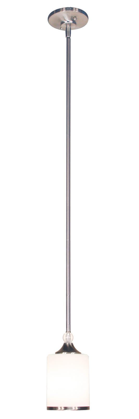 Cosmopolitan 1 Light 4.5" Pendant in Brushed Nickel