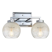 Elliott 2-Light Bath Vanity Light in Chrome