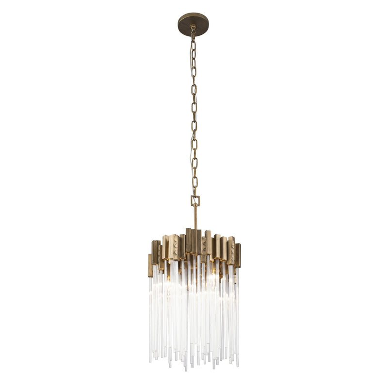 Matrix 3-Light 14" Pendant in Havana Gold