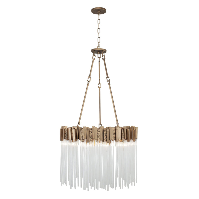 Matrix 6-Light 18.5" Pendant in Havana Gold