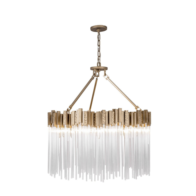 Matrix 10-Light 30" Pendant in Havana Gold