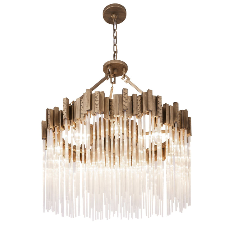 Matrix 10-Light 30" Pendant in Havana Gold