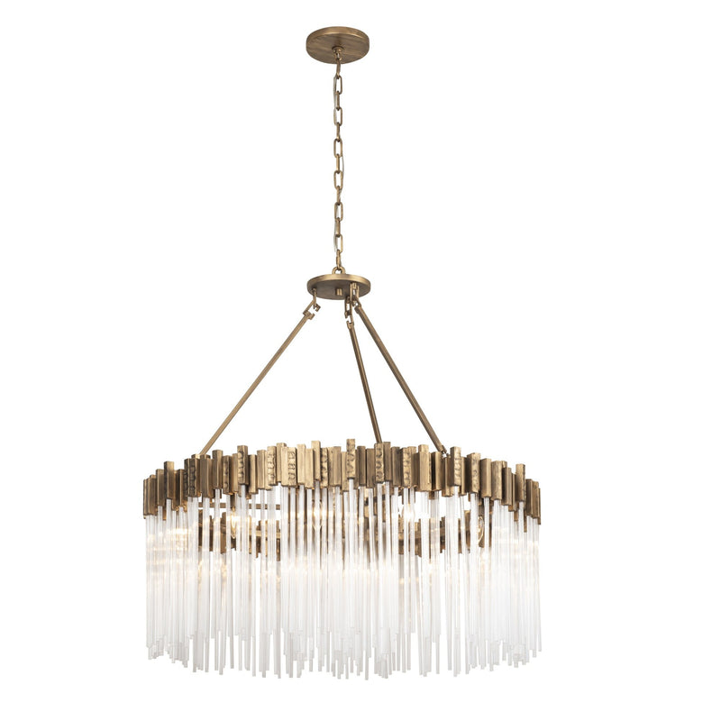 Matrix 12-Light 40" Pendant in Havana Gold