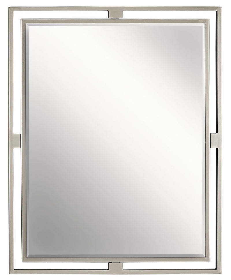 Hendrik Mirror in Brushed Nickel