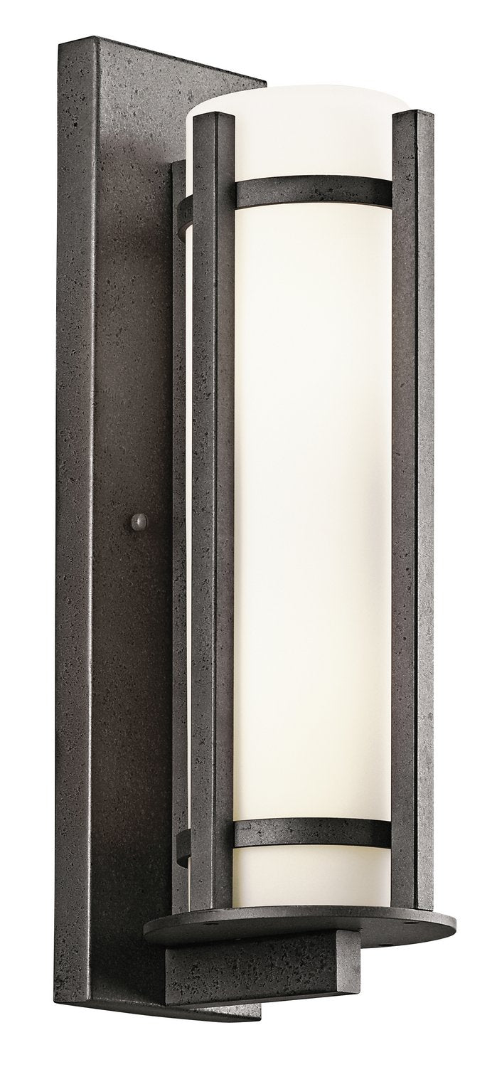 Camden 3-Light Outdoor Wall Lantern in Anvil Iron