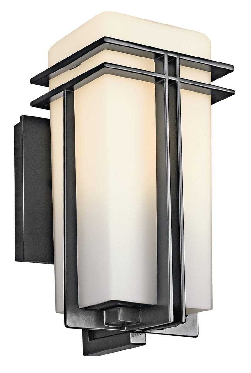 Tremillo Small Outdoor Wall Lantern in Black