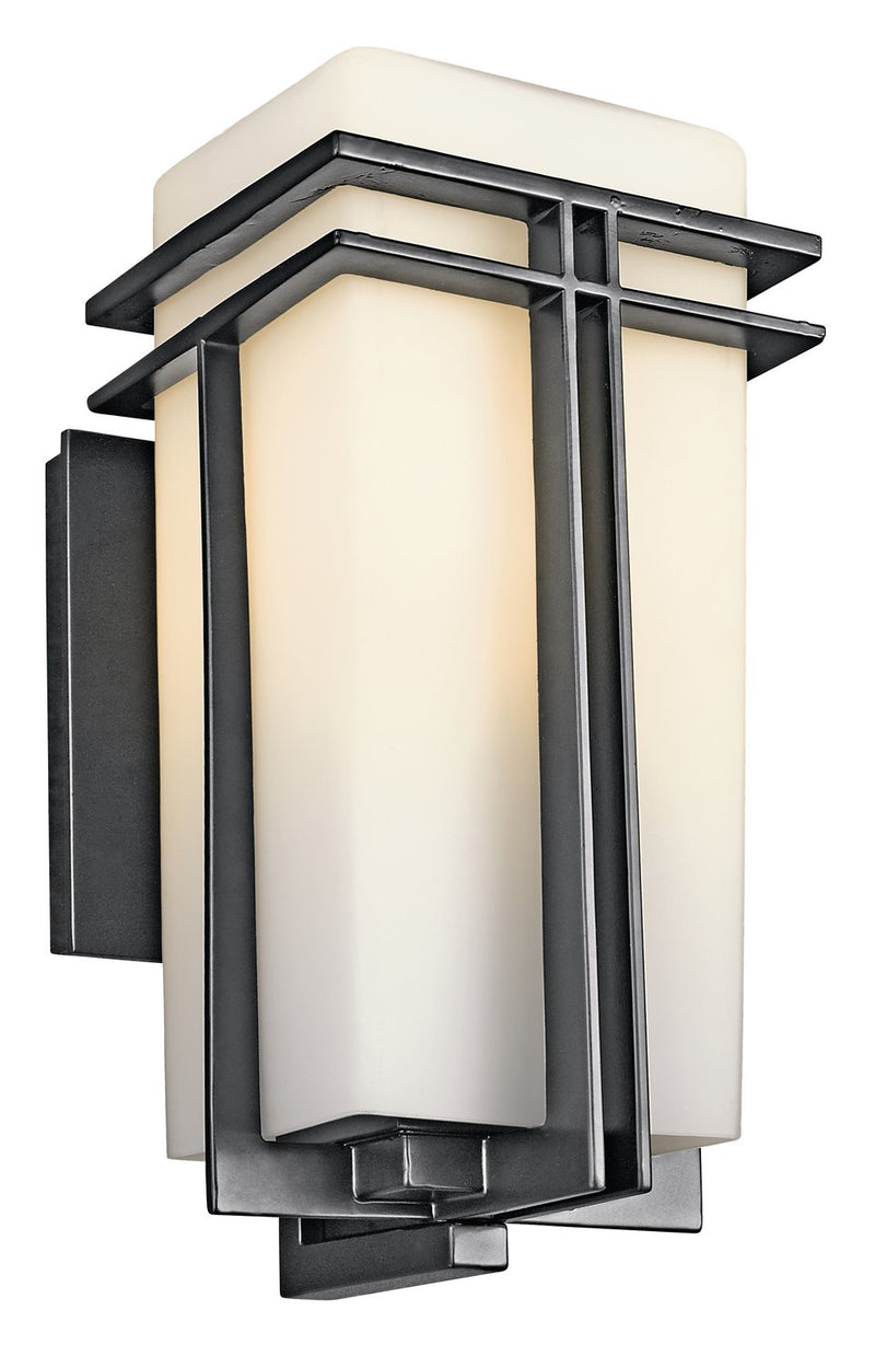 Tremillo Medium Outdoor Wall Lantern in Black