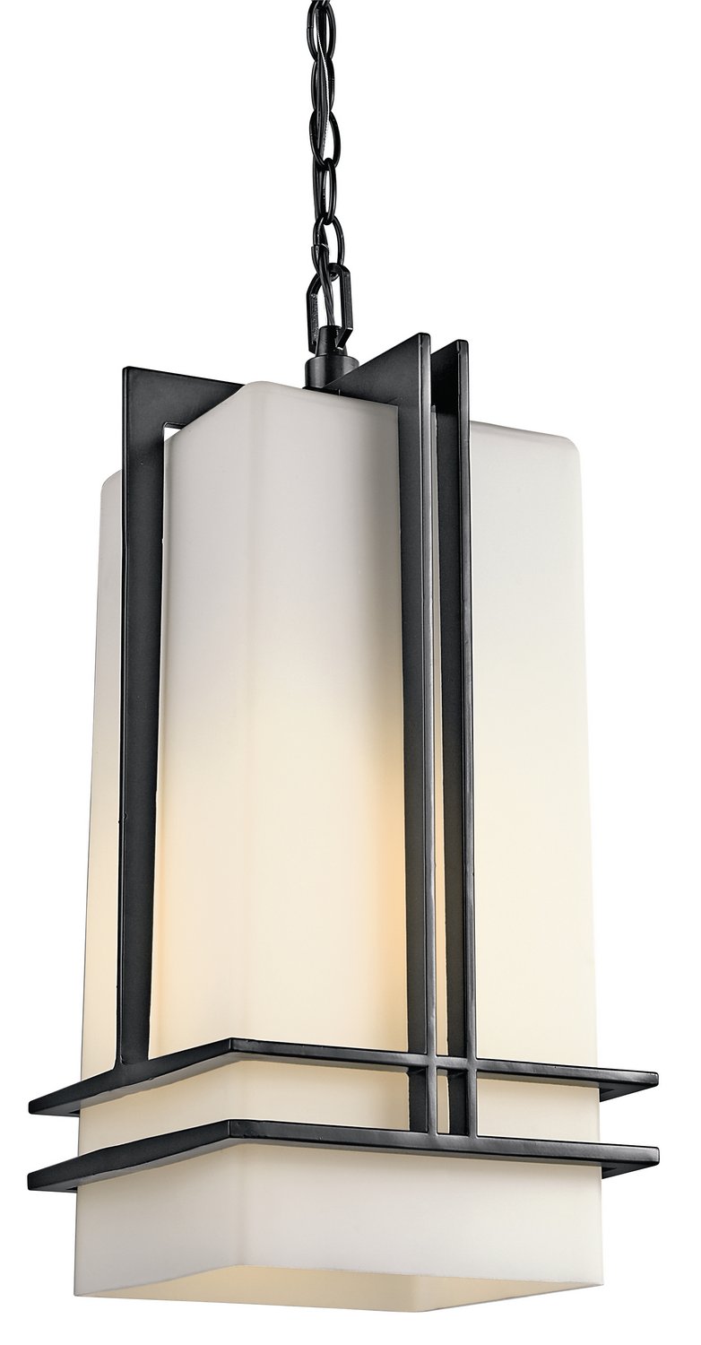 Tremillo Outdoor Lantern Pendant in Black