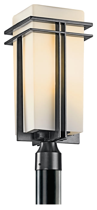 Tremillo Outdoor Post Mount 1-Light in Black