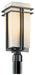 Tremillo Outdoor Post Mount 1-Light in Black