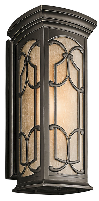 Franceasi Outdoor Wall 1-Light in Olde Bronze