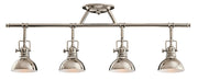 Hatteras Bay 4-Light Semi-Flush Mount in Polished Nickel