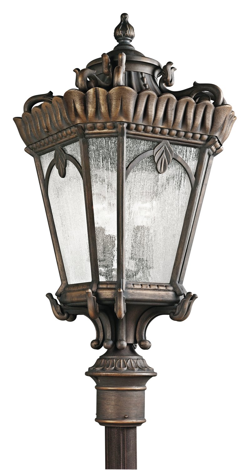 Tournai 4-Light 17" Outdoor Post Light in Londonderry