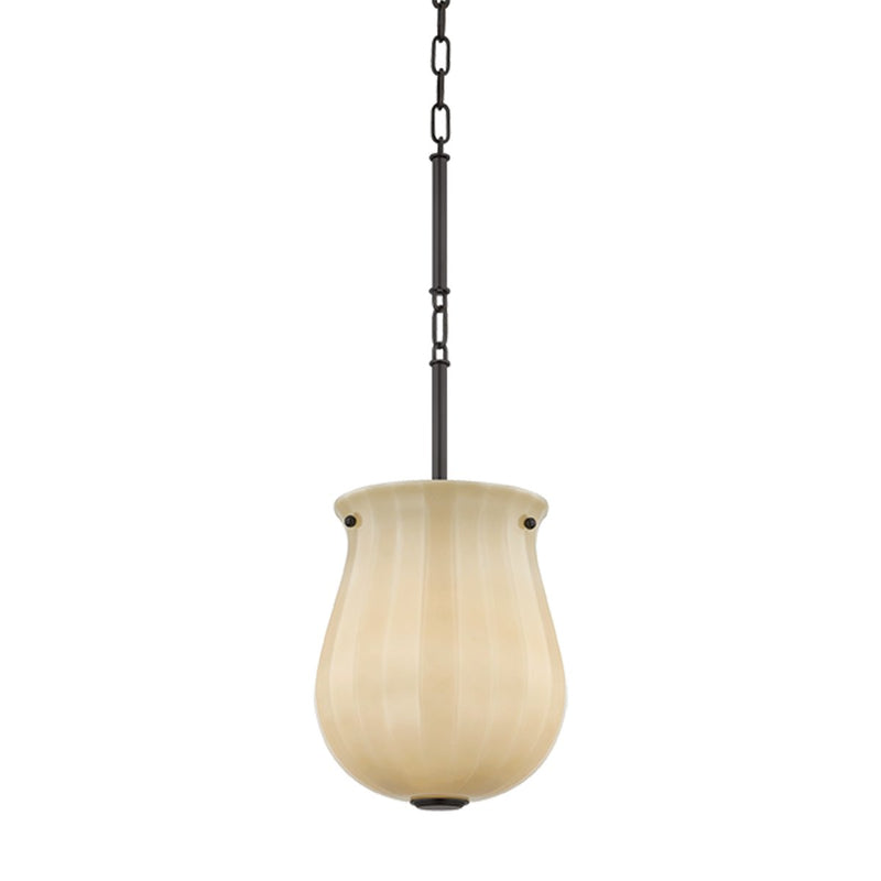 Nevins Small Pendant in Distressed Bronze