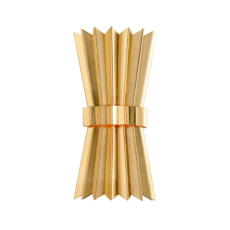 Moxy Small 2-Light Wall Sconce in Gold Leaf