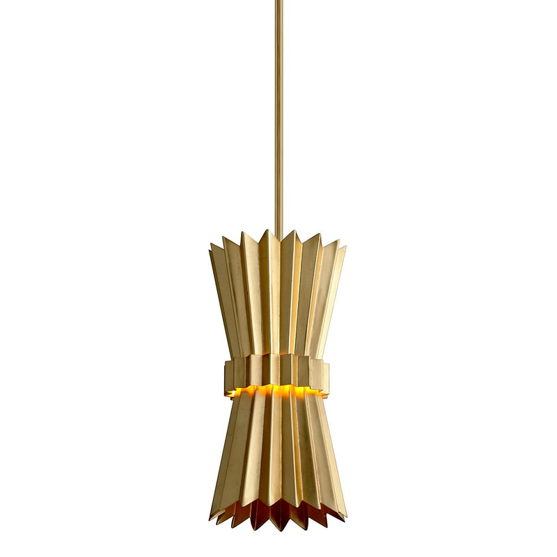 Moxy Small Pendant in Gold Leaf