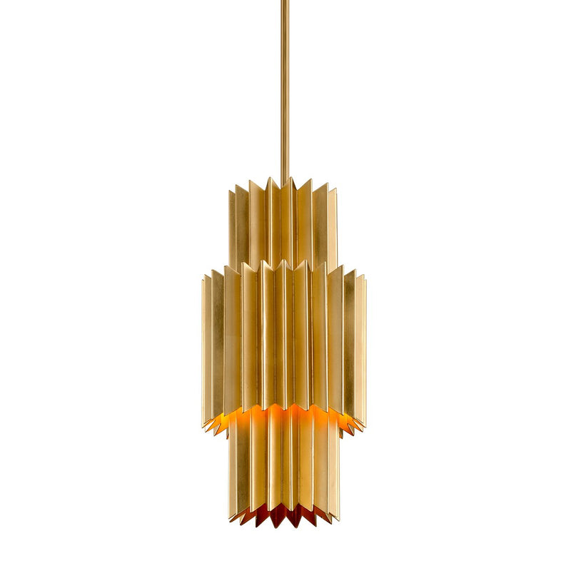 Moxy Large Pendant in Gold Leaf