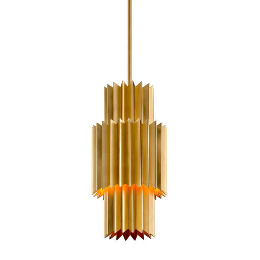 Moxy Large Pendant in Gold Leaf