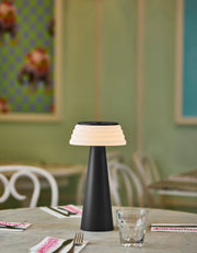 Jacky LED Cordless Table Lamp in Black