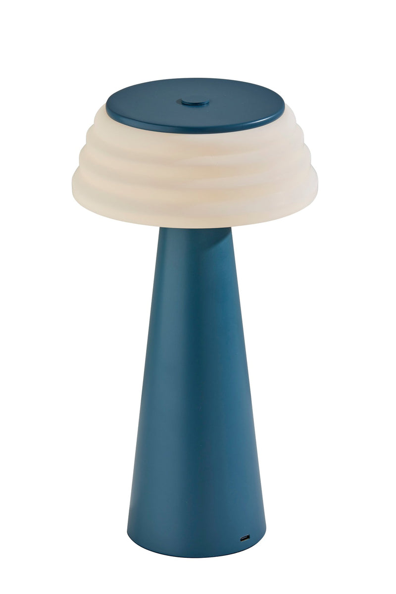 Jacky LED Cordless Table Lamp in Dusty Blue