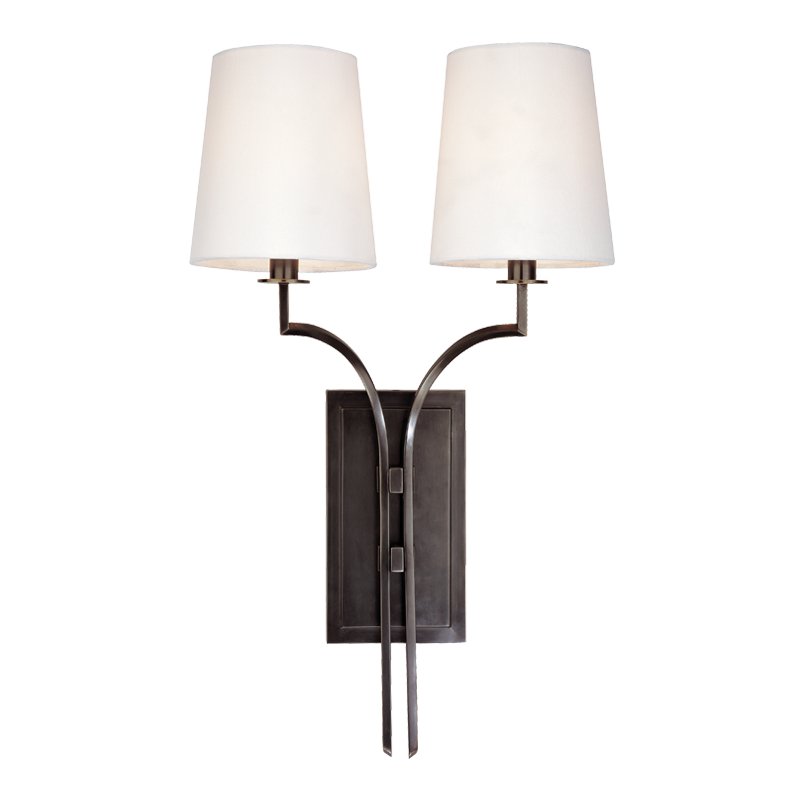 Glenford 2-Light Wall Sconce in Old Bronze