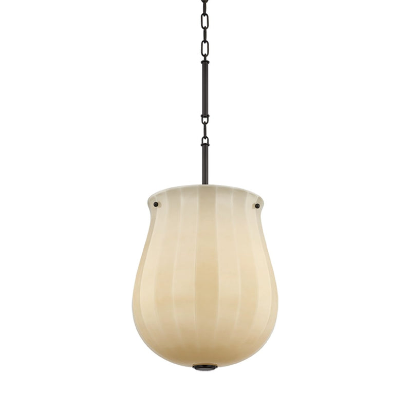 Nevins Large Pendant in Distressed Bronze