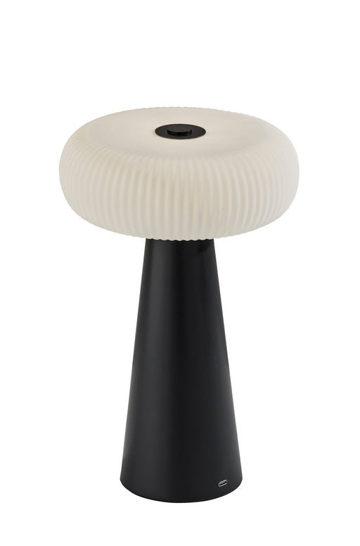Ozzie LED Cordless Table Lamp in Black