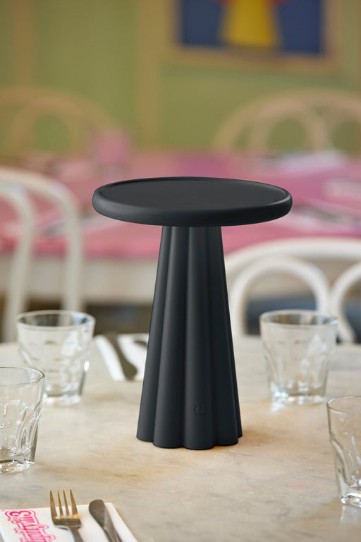 Mattie LED Cordless Table Lamp in Black