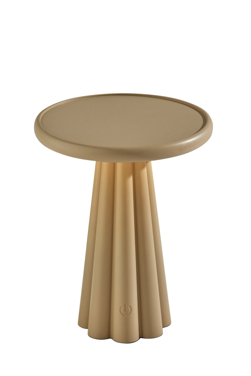 Mattie LED Cordless Table Lamp in Beige