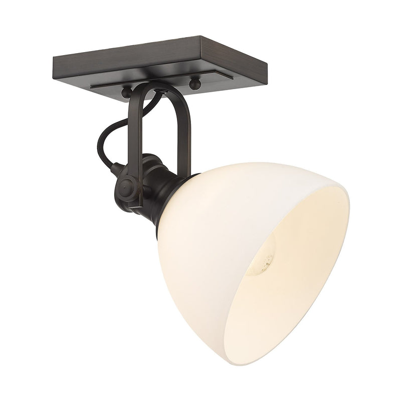 Hines Adjustable Semi-Flush Mount in Rubbed Bronze