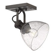Hines Adjustable Semi-Flush Mount in Rubbed Bronze