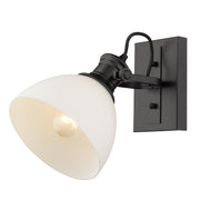 Hines Bath Sconce in Matte Black