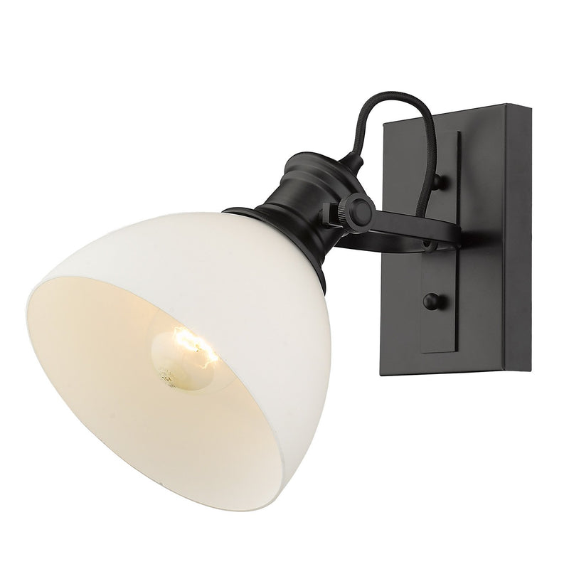 Hines Bath Sconce in Matte Black