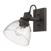 Hines Bath Sconce in Rubbed Bronze