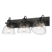 Hines 3-Light Bath Vanity Light in Matte Black