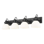 Hines 4-Light Bath Vanity Light in Matte Black