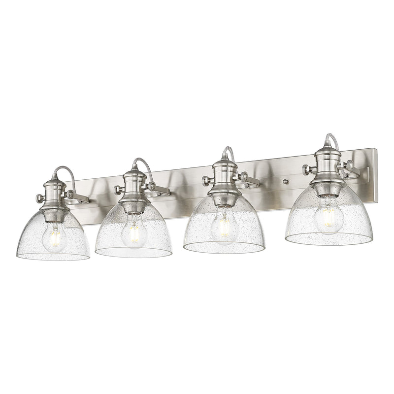 Hines 4-Light Bath Vanity Light in Pewter