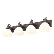 Hines 4-Light Bath Vanity Light in Rubbed Bronze