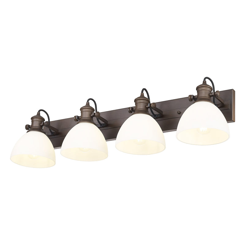 Hines 4-Light Bath Vanity Light in Rubbed Bronze