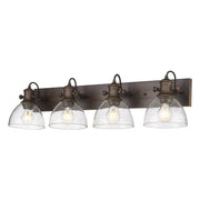 Hines 4-Light Bath Vanity Light in Rubbed Bronze