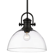 Hines 14" Pendant in Matte Black