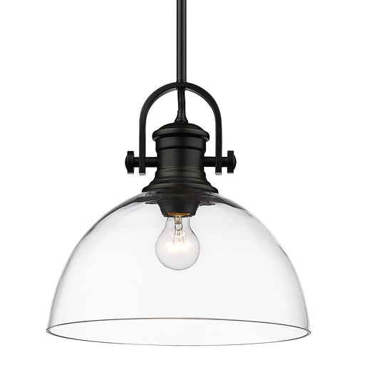 Hines 14" Pendant in Matte Black
