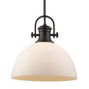 Hines 14" Pendant in Matte Black