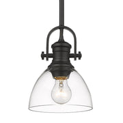 Hines 7" Mini Pendant in Matte Black